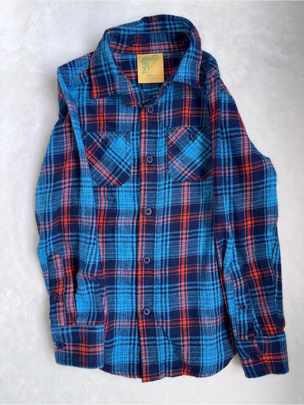 Boys Plaid Button-Up Shirt Bundle | Tommy Bahama, H&M & More | Sizes 5/6–6/7